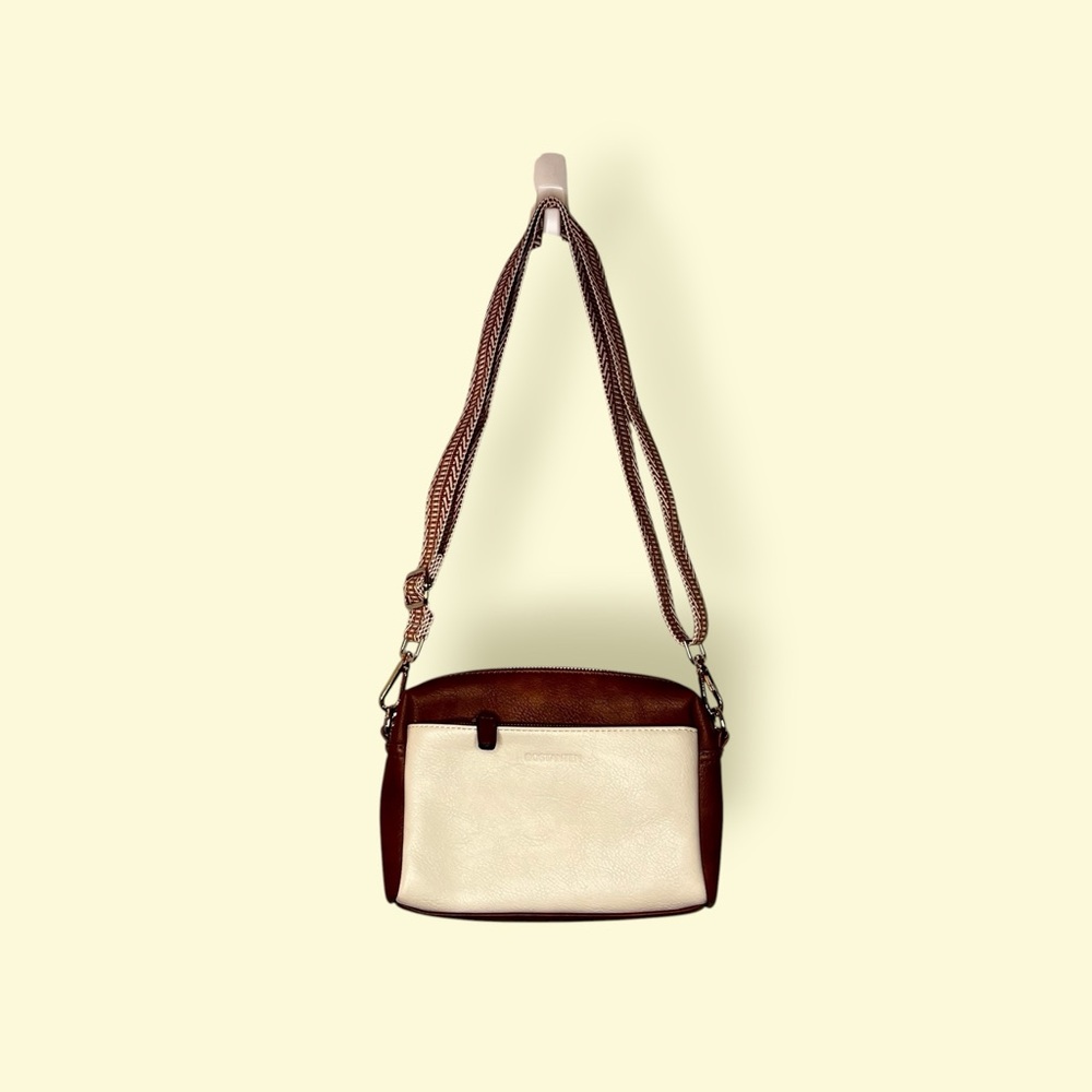 Nola Keep Your Essentials Organized with a Triple Zip Cell Phone Leather Handbag